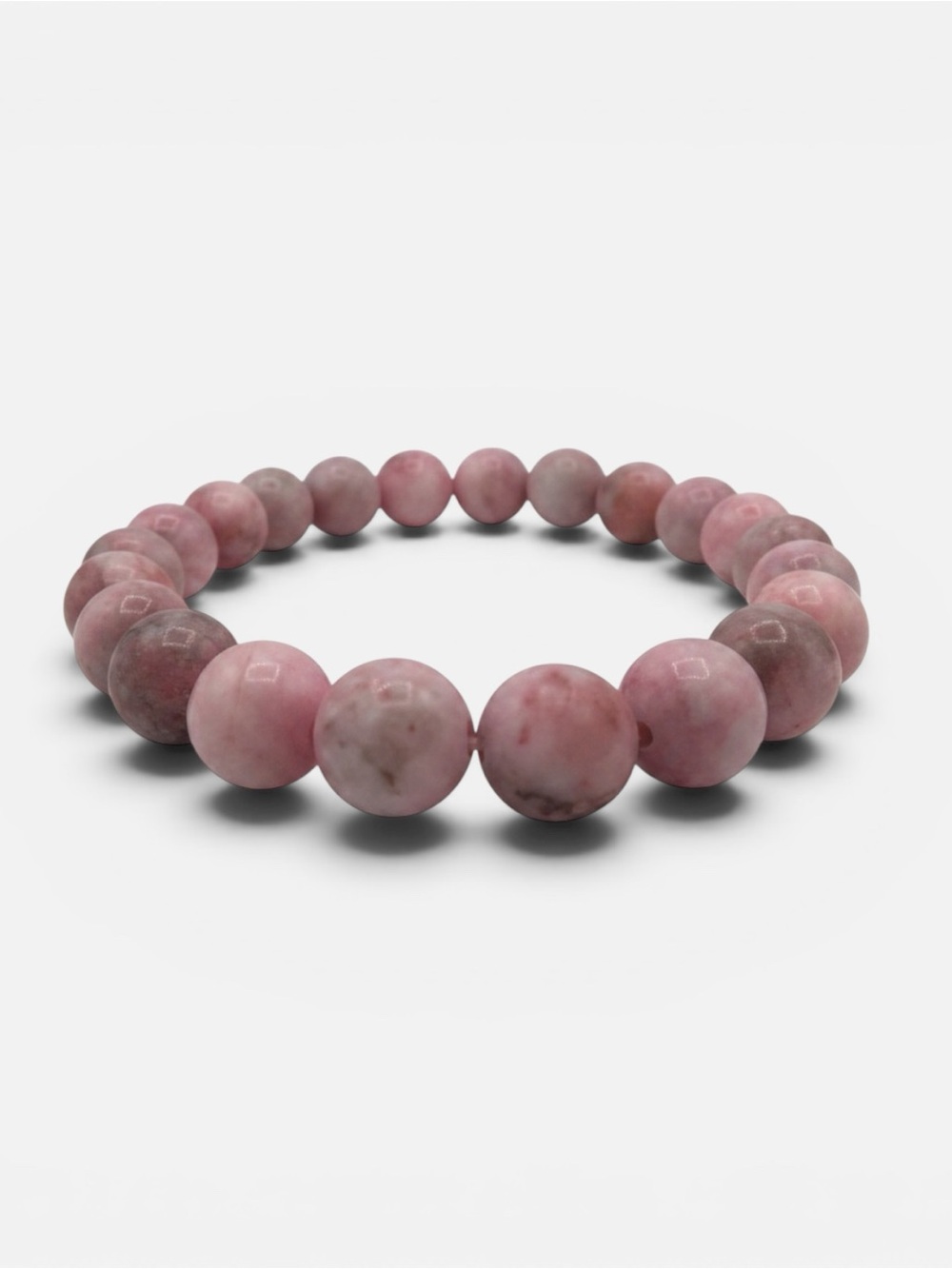 PINK ZEBRA JASPER BRACELET